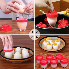 Kit Formas de Silicone para Cozinhar Ovos | EggMaster