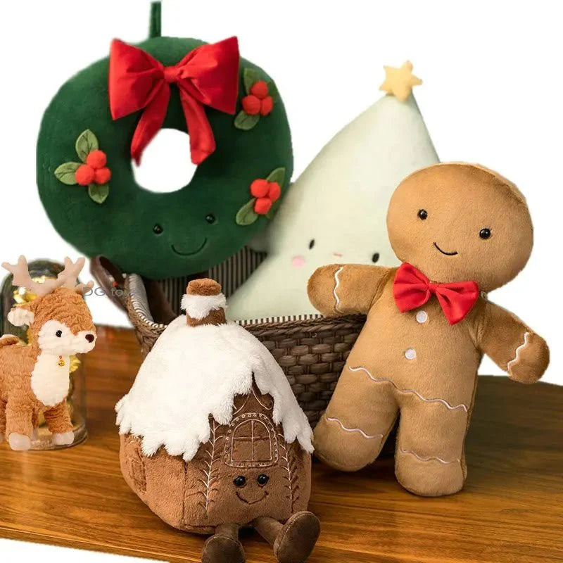 Bonecos de Pelúcia Decorativos de Natal