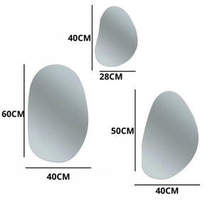 Kit Espelhos Orgânicos 3 peças