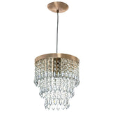 Lustre de Luxo em Cristal e Cobre