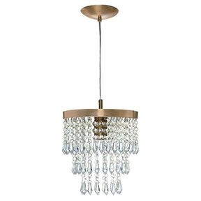 Lustre de Luxo em Cristal e Cobre